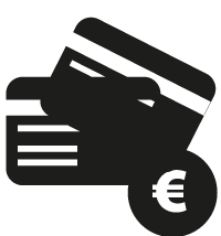 Icon: Bargeldlos Bezahlen